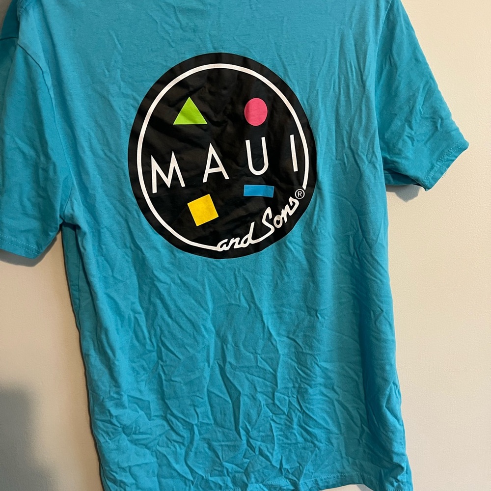 Maui and Sons Blue Men's Shirt